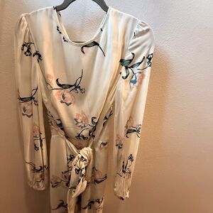 Yumi Kim Floral Print Cream Dress